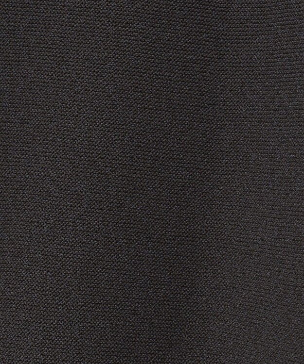 自由区 【洗える】コットンストレッチホールガーメント ニットワンピース グレー系