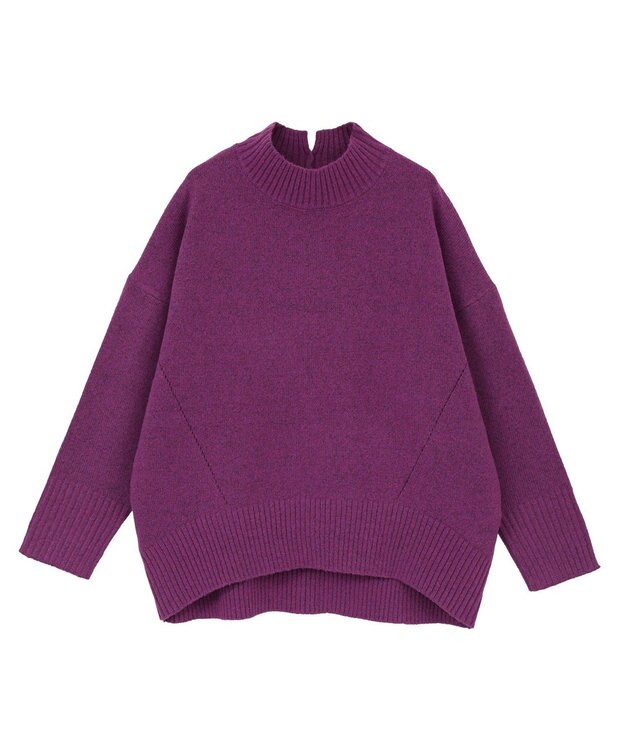 AMERICAN HOLIC モックネックコクーンニットプルオーバー Purple