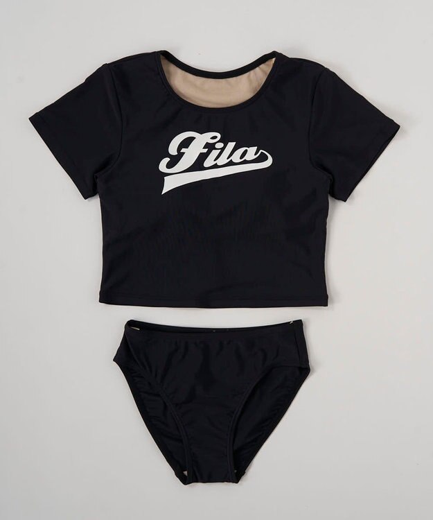 OP／FILA 【FILA】カジュアル水着４点セット ブラック