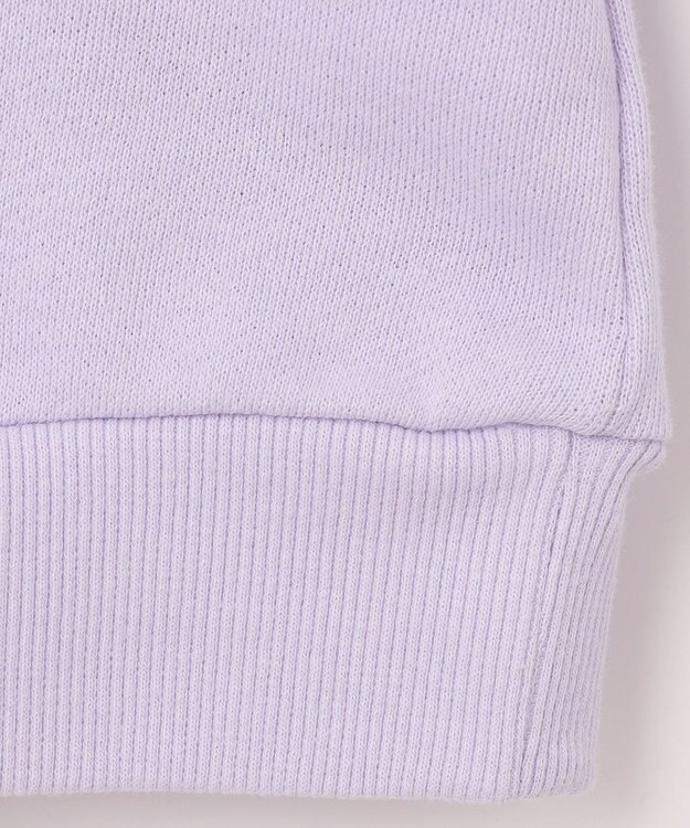 ANY KIDS 裏毛 モシャモシャ ロゴ トレーナー ラベンダー