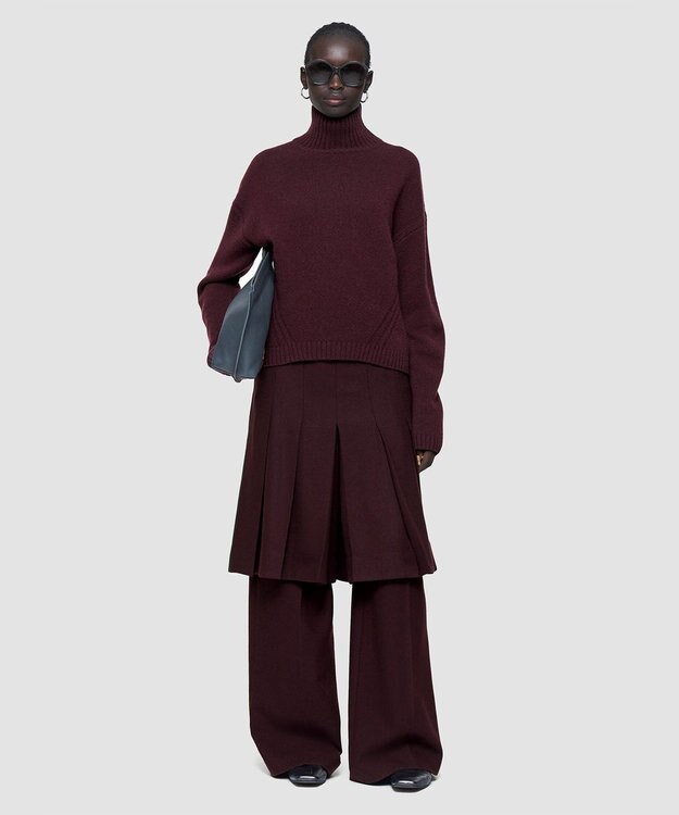 JOSEPH 【洗える】リュクスカシミヤハイネックニット Maraschino