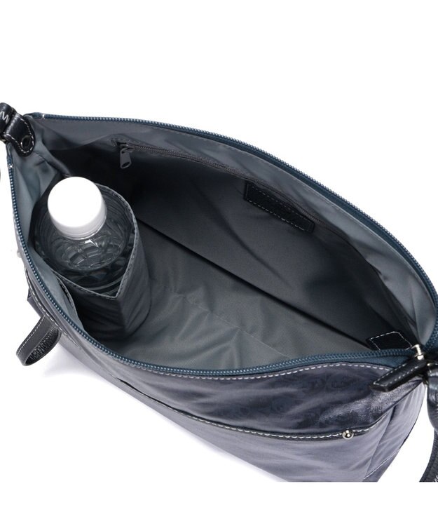 PELLE BORSA シンプルショルダーバッグ Alive アライブ 4449 ネイビー