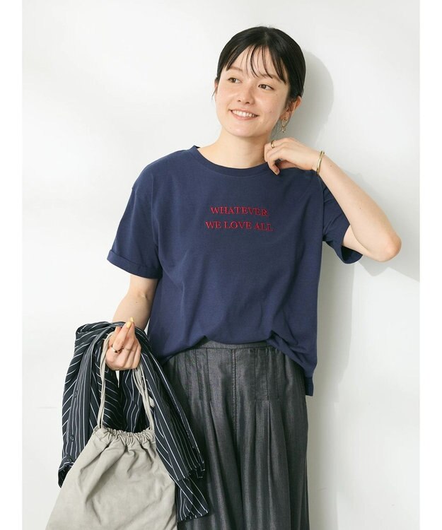 CRAFT STANDARD BOUTIQUE 刺繍ロゴＴシャツ D