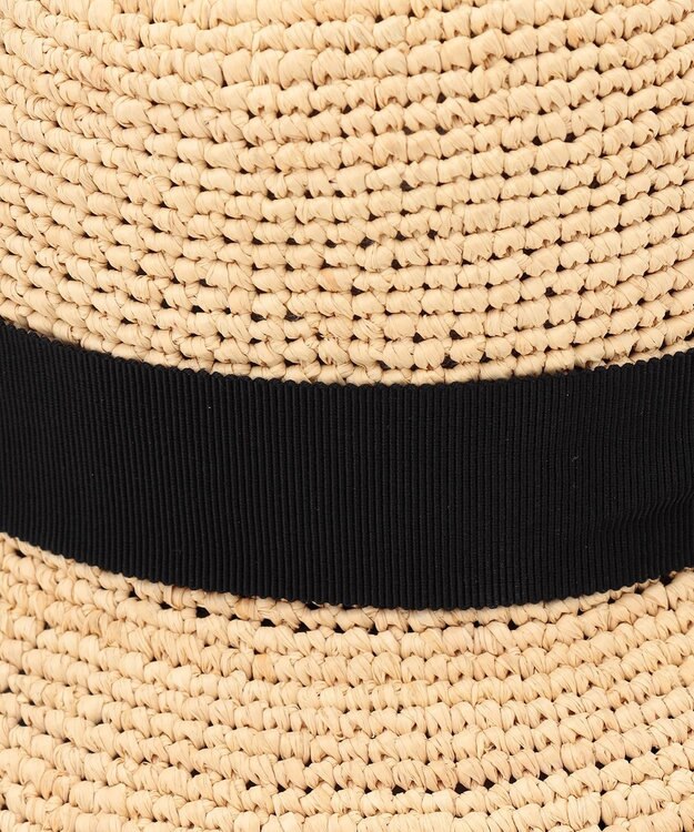 GRACE CONTINENTAL MAISON N.H Parisラフィアリボンハット キナリ