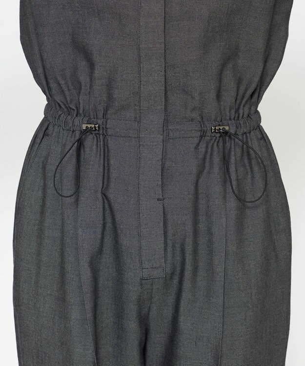 uncrave 【手洗い可】シャンブレー オールインワン（uncrave WHITE） インディゴ