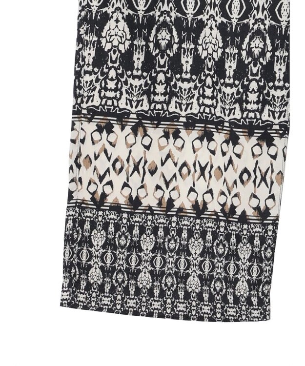 AMERICAN HOLIC パネルプリントリラックスパンツ Charcoal Gray