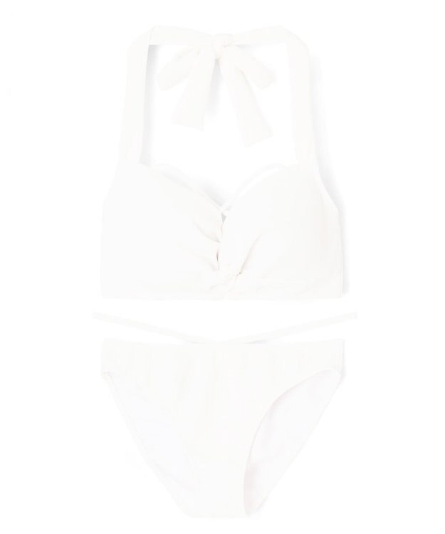 San-ai Resort（三愛水着楽園） 【San-ai Resort×PEACH　JOHNコラボ】【ナイスバディ水着】ワイヤービキニ　9M・11L　【San-ai Resort（サンアイリゾート）】 ホワイト