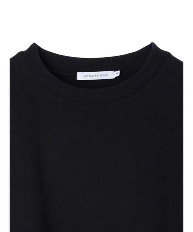 AMERICAN HOLIC 異素材ショルダー切り替えスウェット1 Ivory