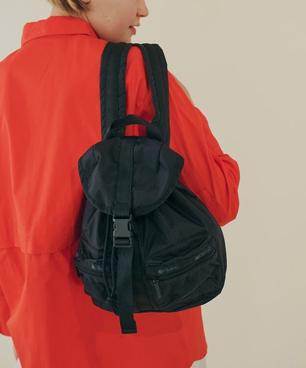 LeSportsac SMALL VOYAGER/リサイクルドブラックJP リサイクルドブラックJP