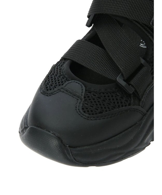 Green Parks ・ｒｉｃｈ　ｂｌｕｅ　サンダルスニーカー Black