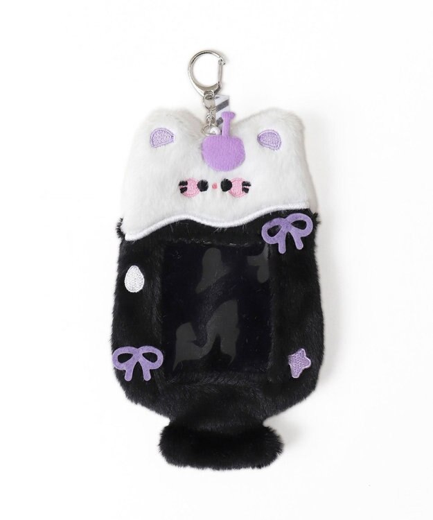 WEGO アニマルcafeカードホルダーキーホルダー ブラック