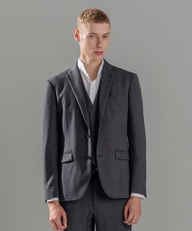 JOSEPH HOMME 【LEON 掲載】ウーステッドモックロディ ジャケット グレー系