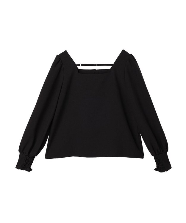 earth music&ecology ２ｗａｙストラップブラウス Black