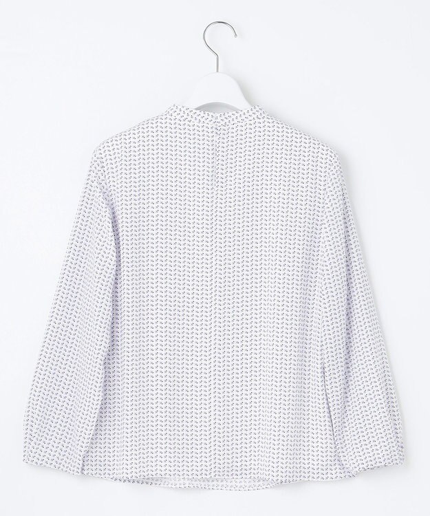 J.PRESS LADIES 幾何プリント ボウタイ カットソー ふじ色系5