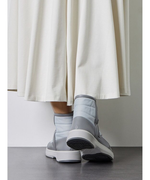 ASICS WALKING ペダラ レディース ショートブーツ GORE-TEX防水 2E グレー系