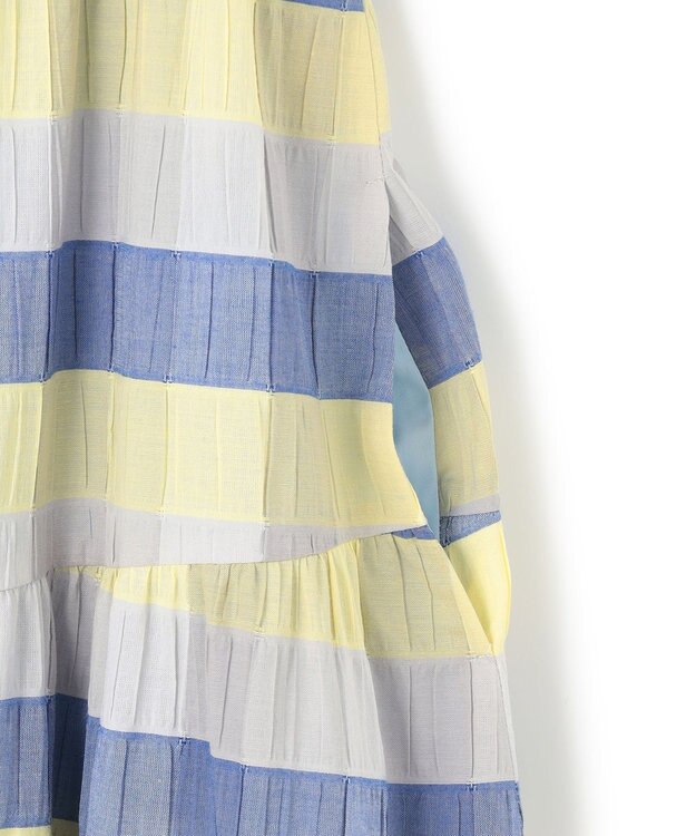 TOCCA 【美人百花掲載】【洗える・消臭】OPTICAL CUBE DRESS ドレス ブルー系5