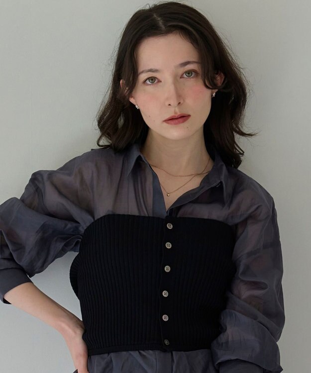 Phoebe 【金属アレルギー対応】2setスウィートハートネックレス　シャンパンゴールド シャンパンゴールド