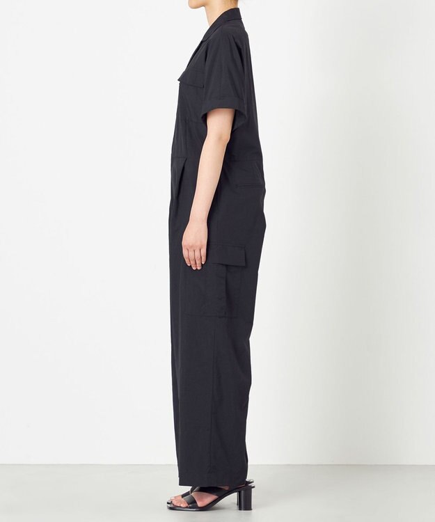 NAVE 【ReNAVE・洗える/撥水加工/接触冷感/UVケア/】ナイロンタスラン オールインワン ブラック系