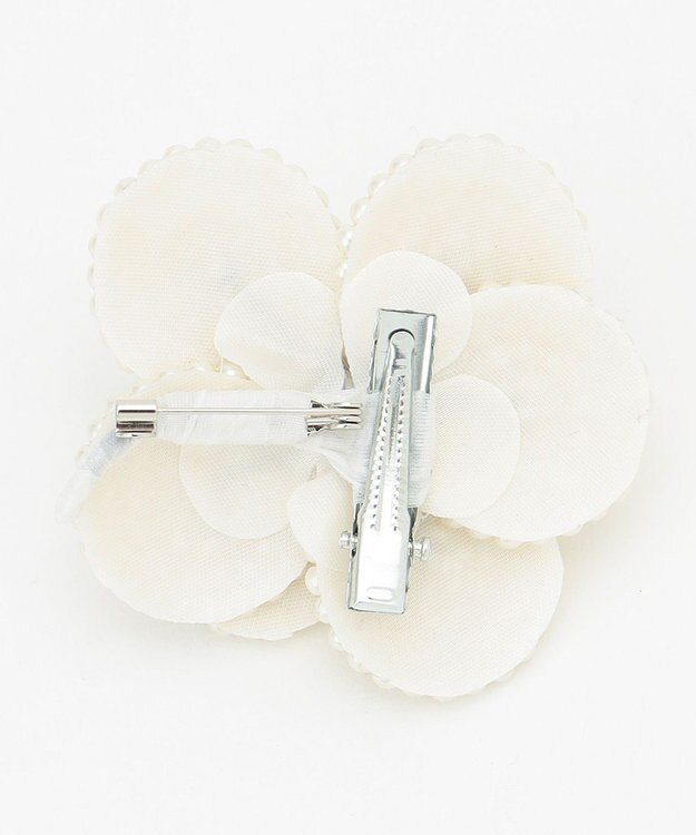 組曲 パールフラワーコサージュ アイボリー系