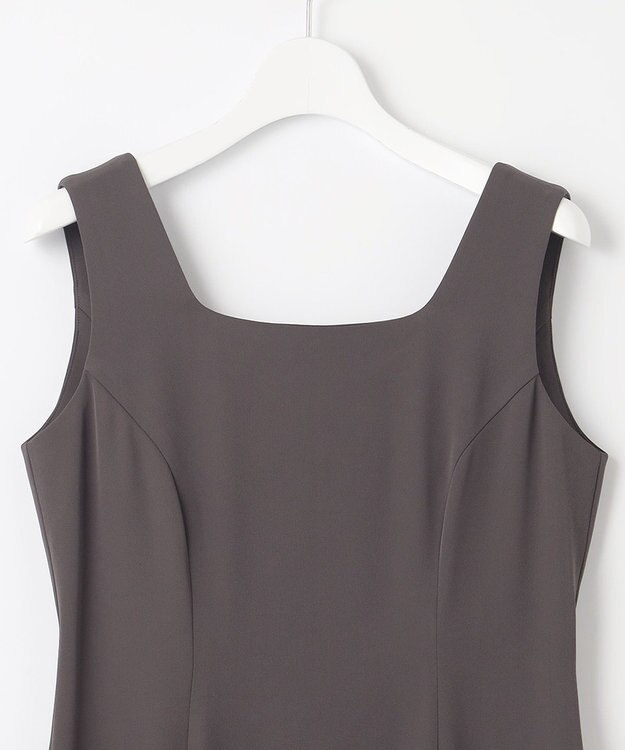 Feroux 【2WAY・セットアイテム】レースブラウス×ジャンパースカートセット グレー系