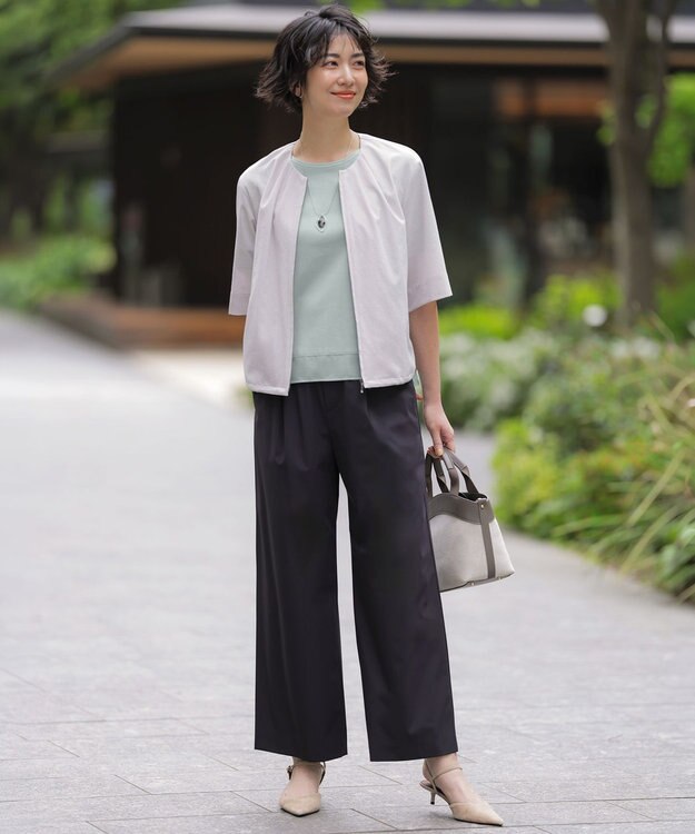J.PRESS LADIES 【2WAY】キャンバス トートショルダー モカ系