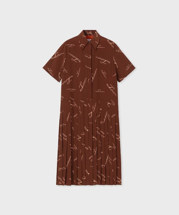 Paul Smith Love シャツワンピース バーガンディー