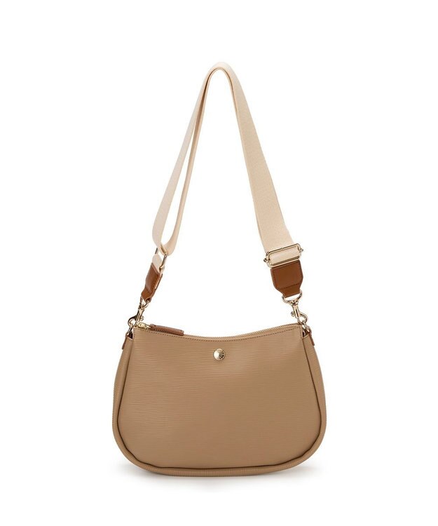 TOPKAPI 【Breath TOPKAPI】RIPPLE リプル ラウンド ショルダーバッグ ライトトープ