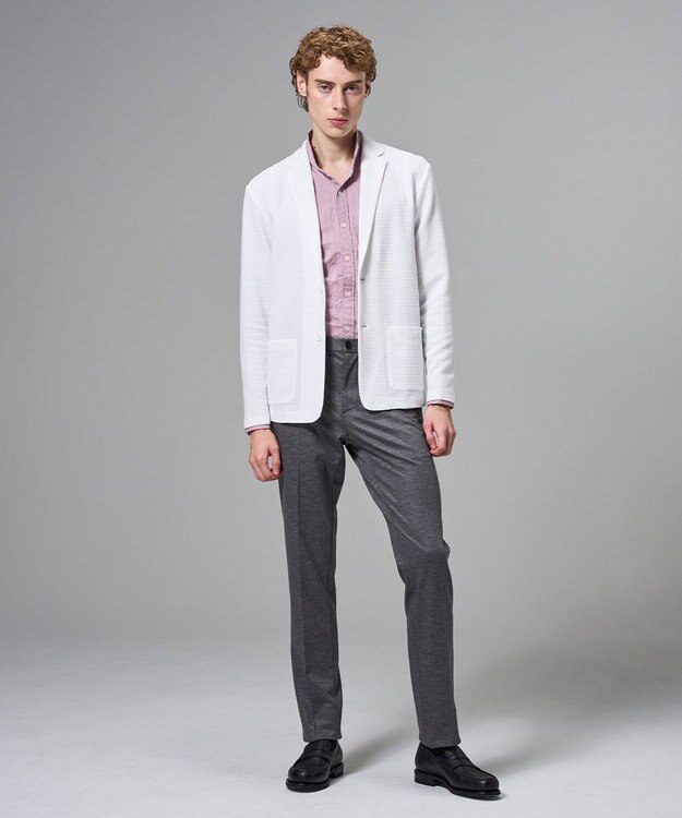 JOSEPH HOMME 新モデル【WEB限定】ストレッチジャージーパンツ   テーパードパンツ / CITY EASY ライトグレー系