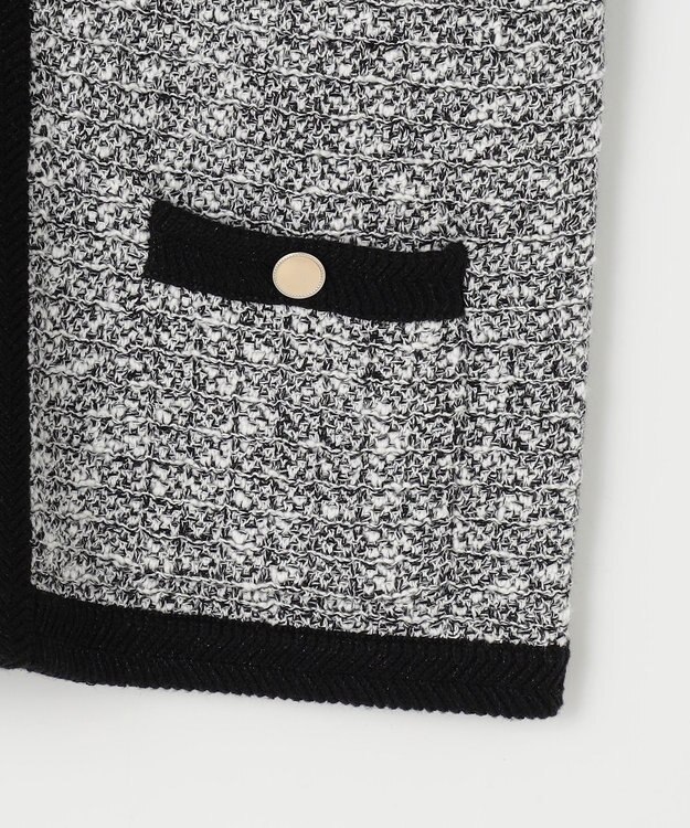 J.PRESS LADIES S TWEED ニット ジャケット モノトーン系5