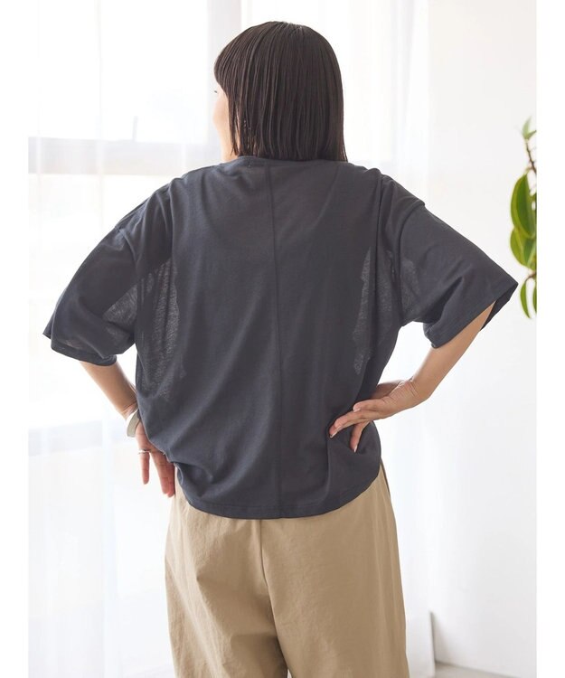 AMERICAN HOLIC シアーＢＩＧＴＥＥ Charcoal Gray