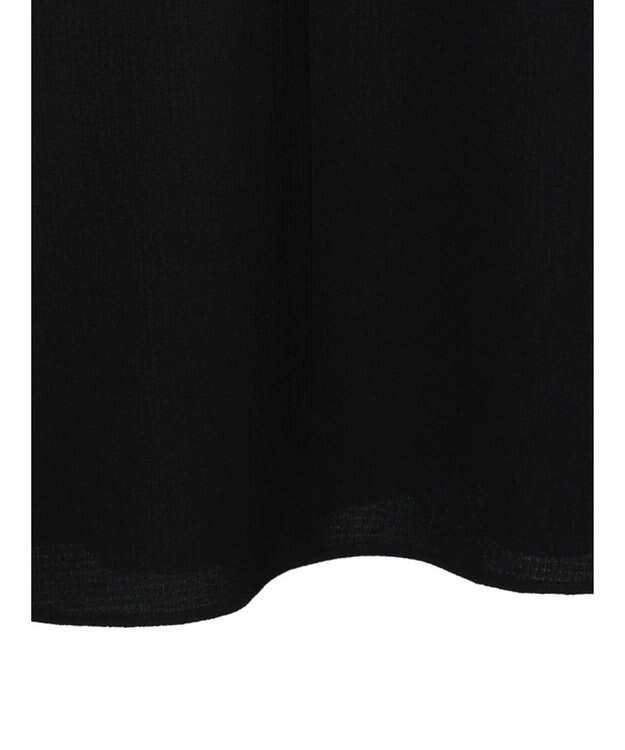 AMERICAN HOLIC 丈違いフクレジャガードキャミワンピース Black