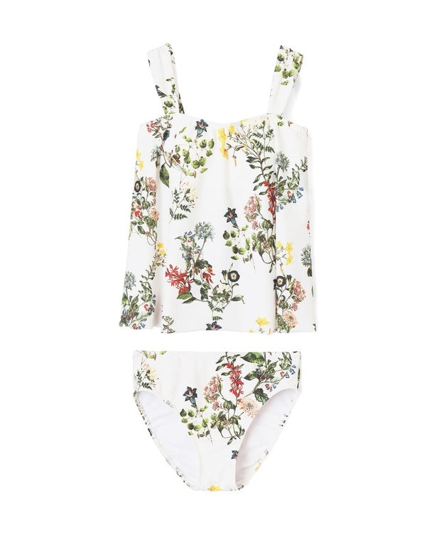 San-ai Resort（三愛水着楽園） タンキニ３点セット【San-ai Resort（サンアイリゾート）】 ホワイト