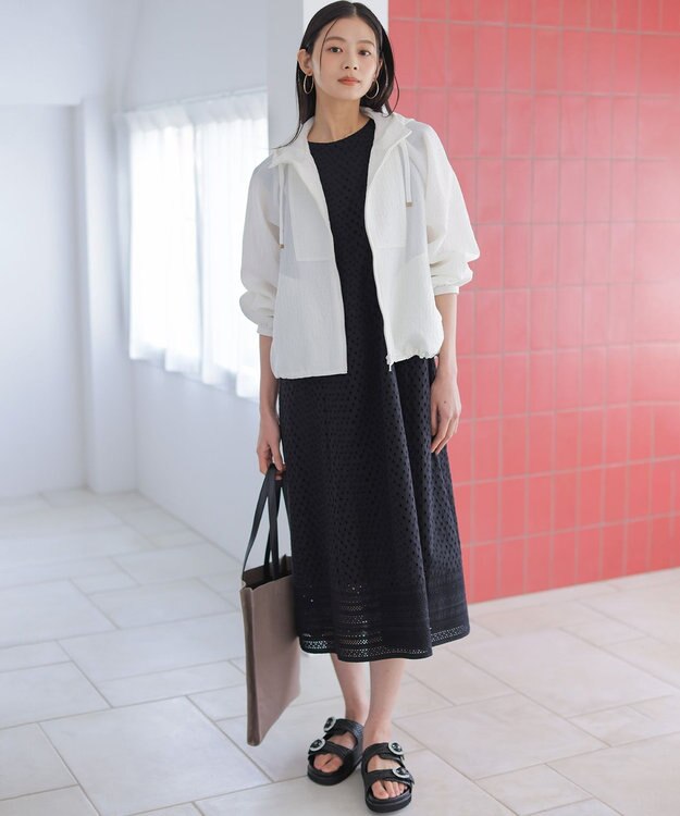 組曲 L シアージャカード ブルゾン ホワイト系