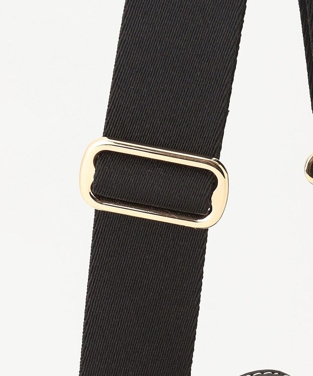 23区 ジャカードトート バッグ ブラック系