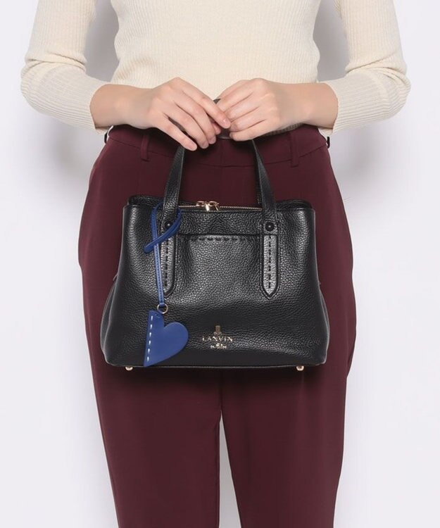 LANVIN en Bleu ブランリー 2WAYバッグ ブラック