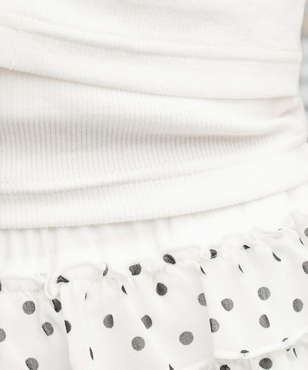 WEGO ヴィンテージライクレースアップT ホワイト