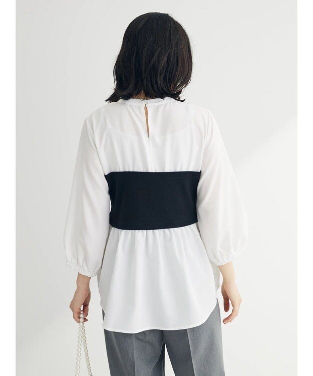 Green Parks リブビスチェドッキングプルオーバー Black