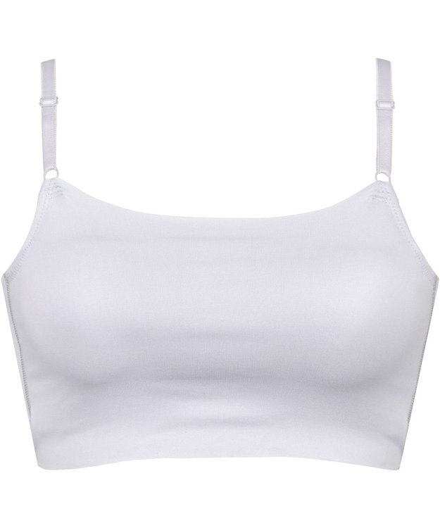 Wing ジュニア ノンワイヤーブラ Wing Teen やさしくフィット 綿混素材(身生地部) 【STEP2～3をカバー】 小学生 中学生 ハーフトップ ブラジャー RB6420 ウイング／ワコール グレー