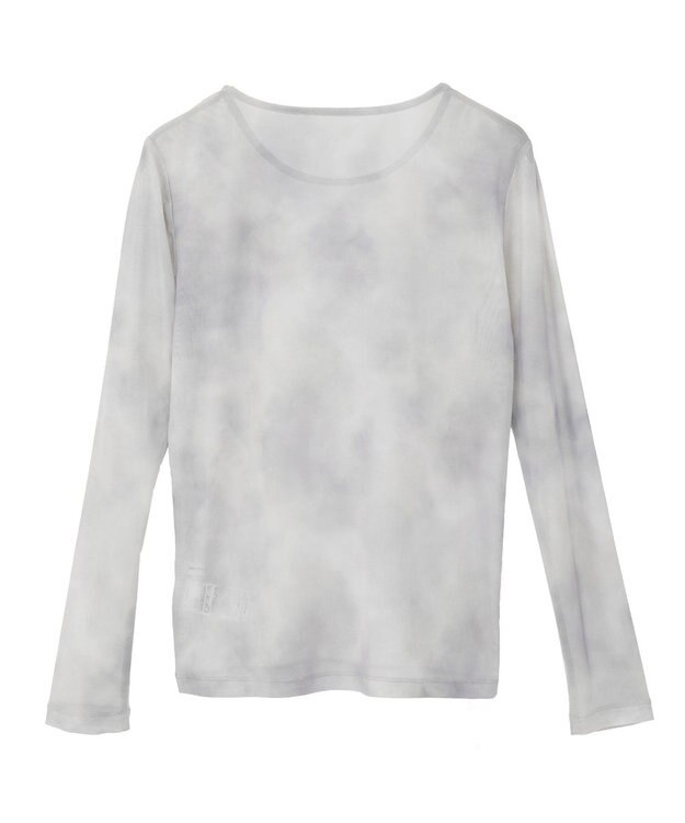 AMERICAN HOLIC ニュアンス柄プリントシアープルオーバー Gray