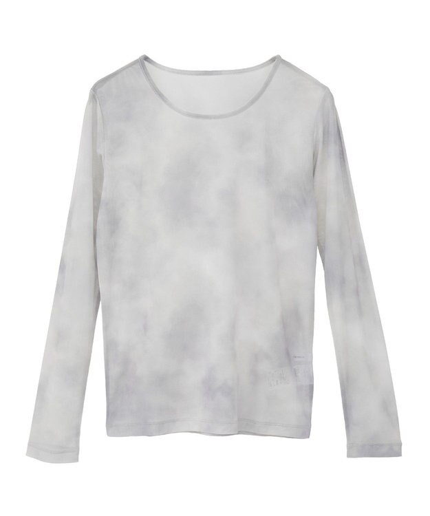 AMERICAN HOLIC ニュアンス柄プリントシアープルオーバー Gray