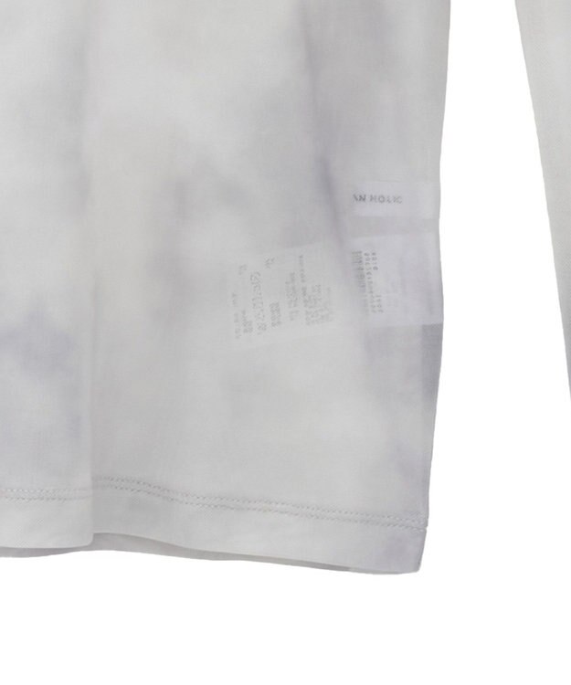 AMERICAN HOLIC ニュアンス柄プリントシアープルオーバー Gray