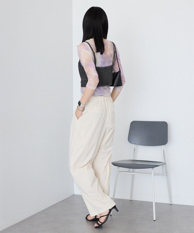 AMERICAN HOLIC ニュアンス柄プリントシアープルオーバー Purple