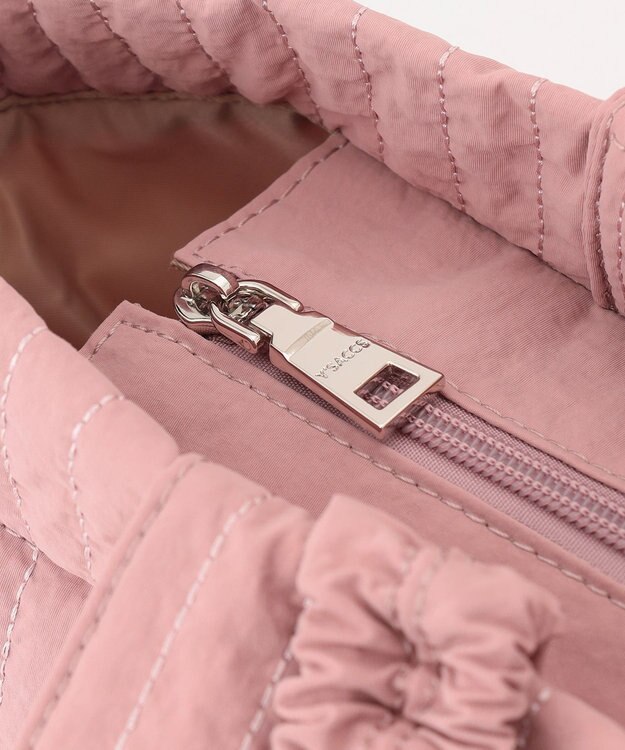 Y'SACCS 【Y’SACCS vous et】ギャザーハンドル2WAYヌビバッグ ダークピンク