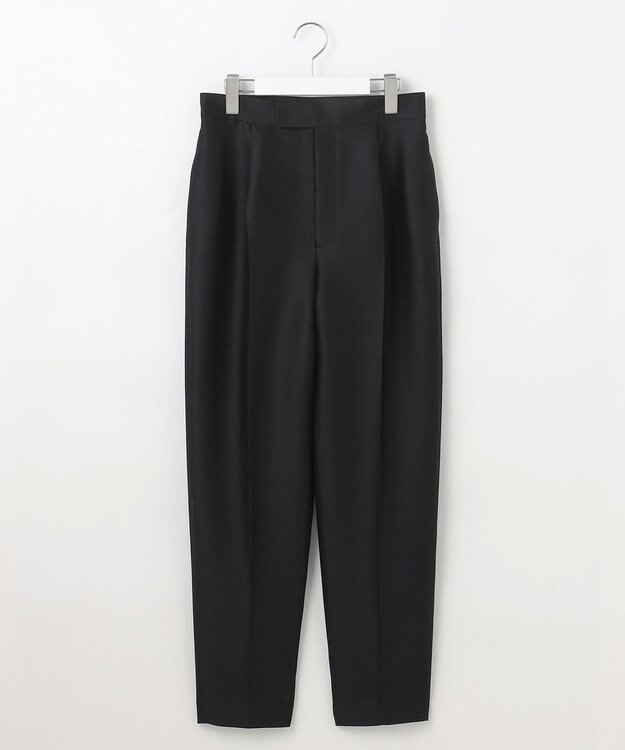 23区 S 【エステータ】シルクウールツイル パンツ ブラック系