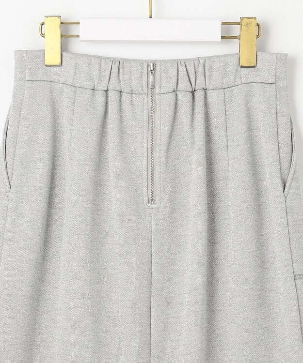 ANY SIS 【洗える】ラメ裏毛 スカート シルバー