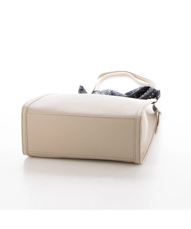 UNBILLION cachecache チェンジスカーフA4縦型トートバッグ ライトグレー