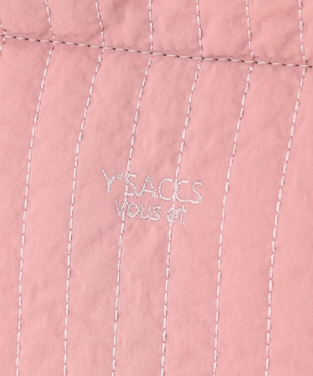 Y'SACCS 【Y’SACCS vous et】ギャザーハンドル2WAYヌビバッグ ダークピンク