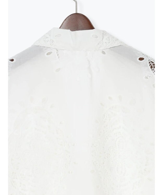 Te chichi ケミカルレースコットンジャケット オフホワイト
