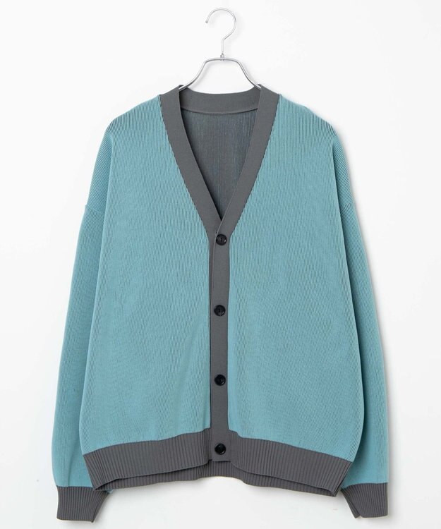 WEGO クリアライトリバーシブルカーディガン グレー