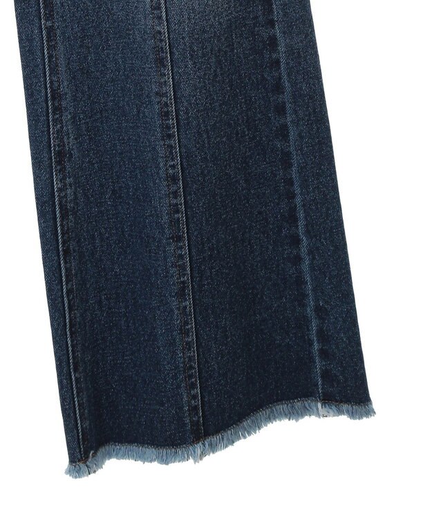 earth music&ecology フロントシームセミフレアデニムパンツ Medium Indigo